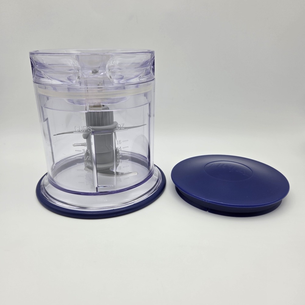 Ninja Master Prep Pro Blue 16 OZ 2 Cup Chopper Bowl Cup Blade Replacement & Lid
